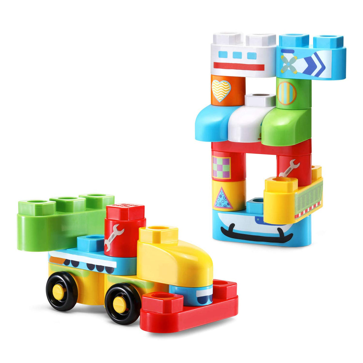 LeapFrog LeapBuilders Soar and Zoom Vehicles, Multicolor