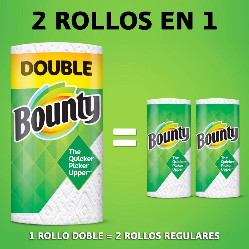 Bounty White Full Sheet Paper Towels, 12 Double Rolls