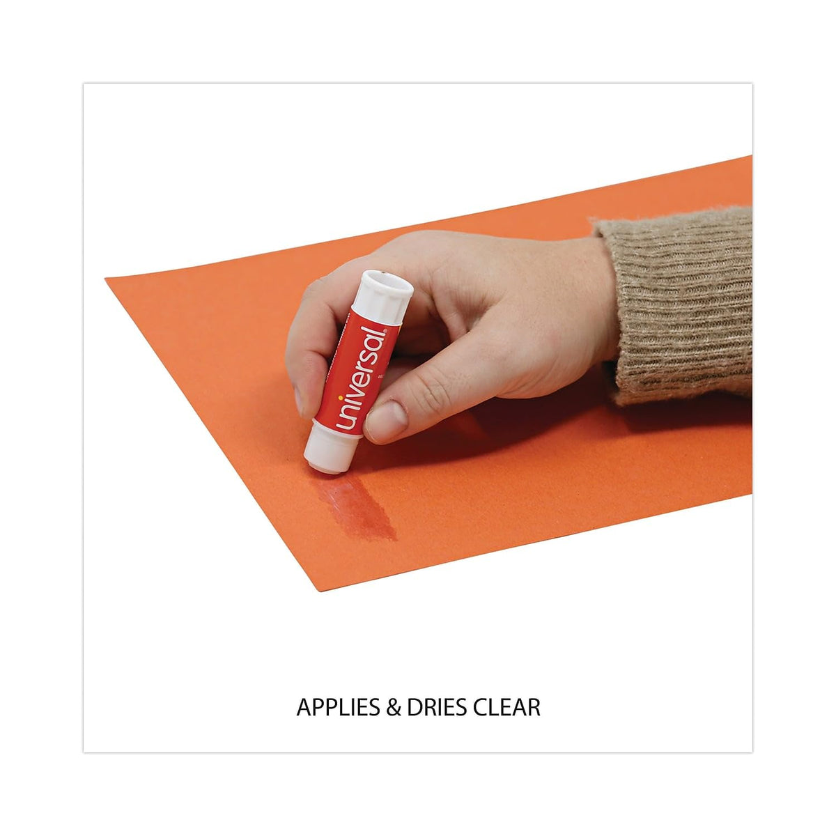 Universal UNV75748 0.28 oz. Glue Sticks - Clear Dry (12/Pack)