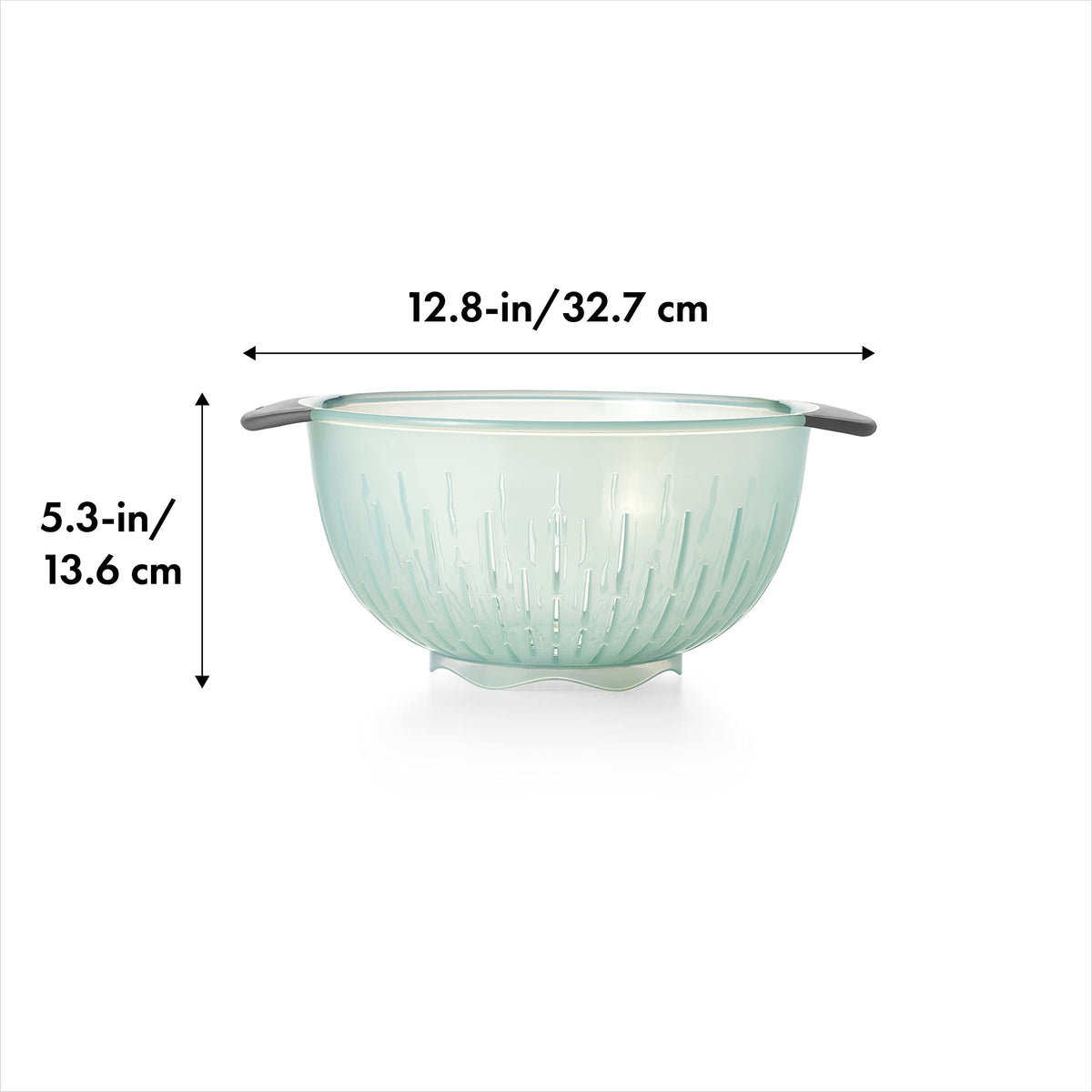 OXO Good Grips 5 Quart Colander in Sea Glass