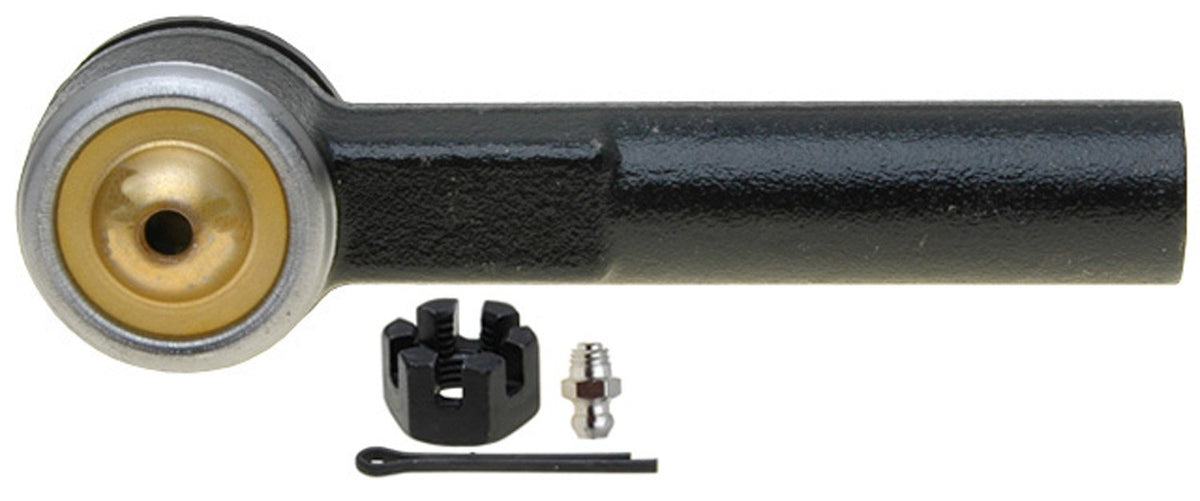 ACDelco Advantage 46A1004A Outer Steering Tie Rod End with Fitting, Pin, and Nut, Black