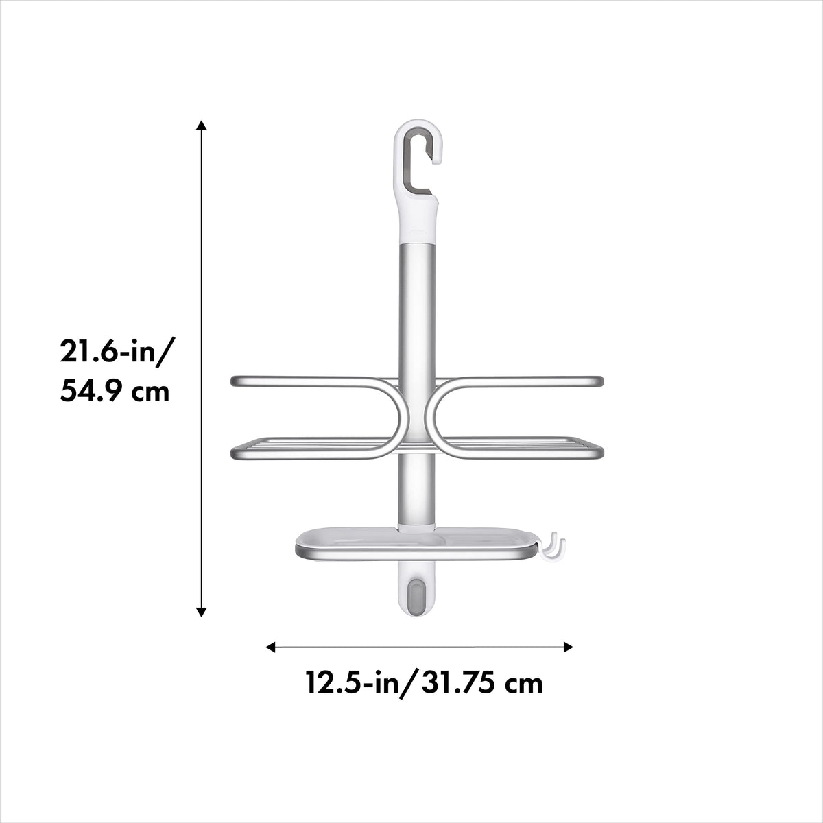 OXO Good Grips Compact Aluminum Shower Caddy
