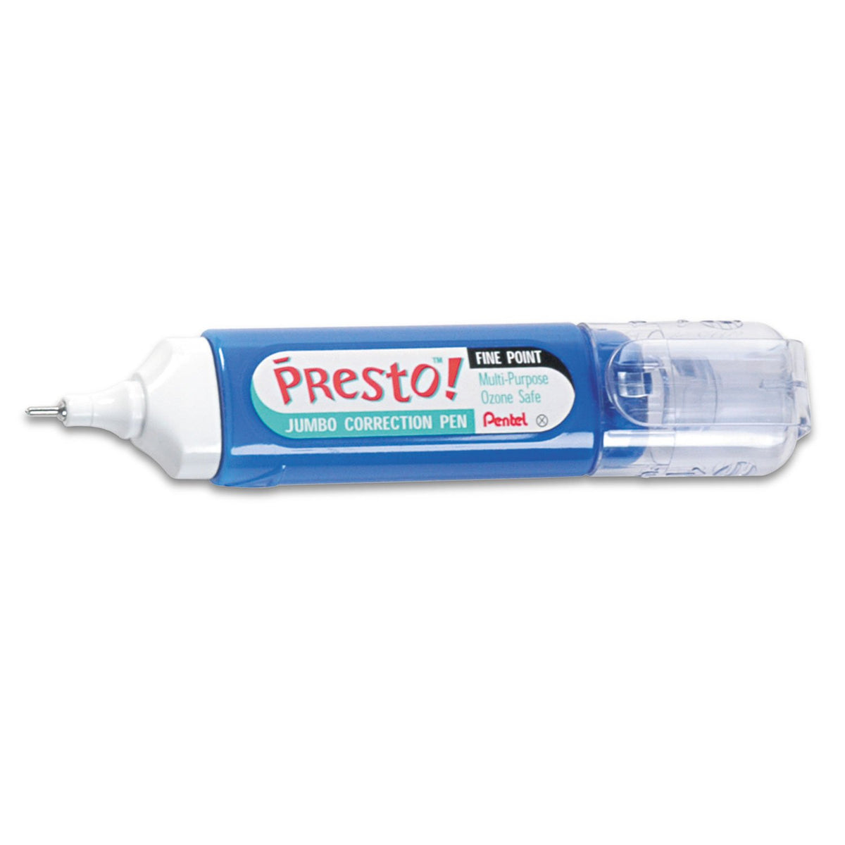 Pentel ZL31W Presto! Multipurpose Correction Pen, 12 ml, White