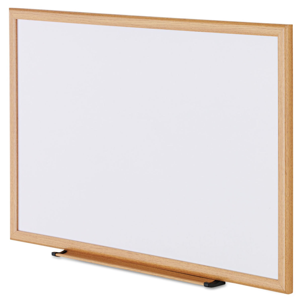 Universal Dry Erase Board, Melamine, 36 x 24, Oak Frame (UNV43619)