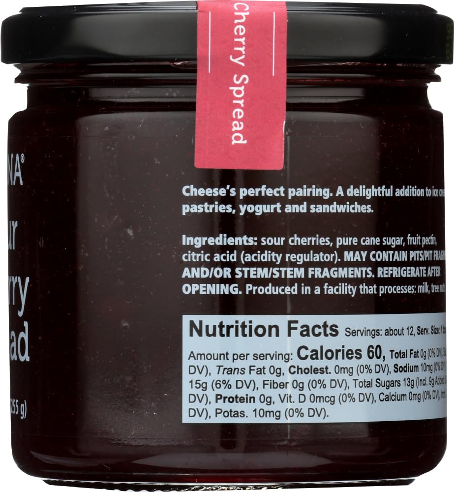 Divina Sour Cherry Spread, 9 Oz. (Case of 12)