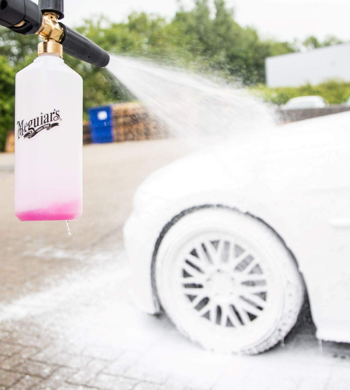 Meguiar's G194000EU Ultimate Car Snow Foam Cannon Lance Kit - Krcher, Nilfisk, Bosch Compatible - Includes Snow Foam, 946 ml