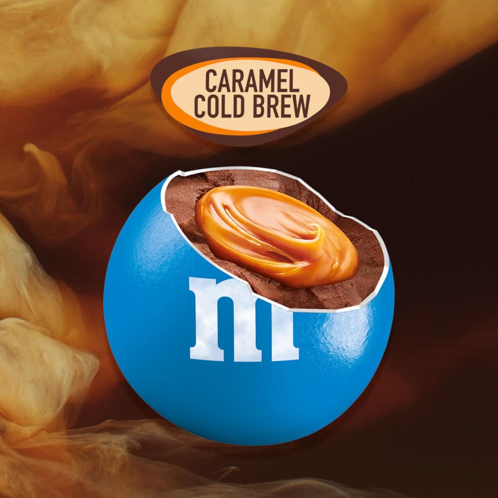 M&M'S Caramel Cold Brew Chocolate Candy, 33.82 Oz, 24 Ct Bulk Box