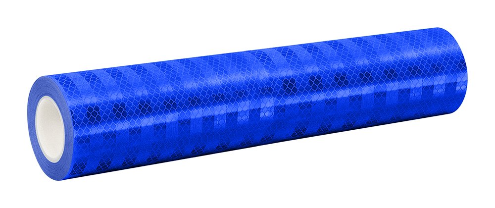 3M 3435 Blue Reflective Tape Roll – 0.71 in. x 150 ft. Engineer Grade Adhesive Tape Roll for Non Critical Signing Applications. Marking Tape