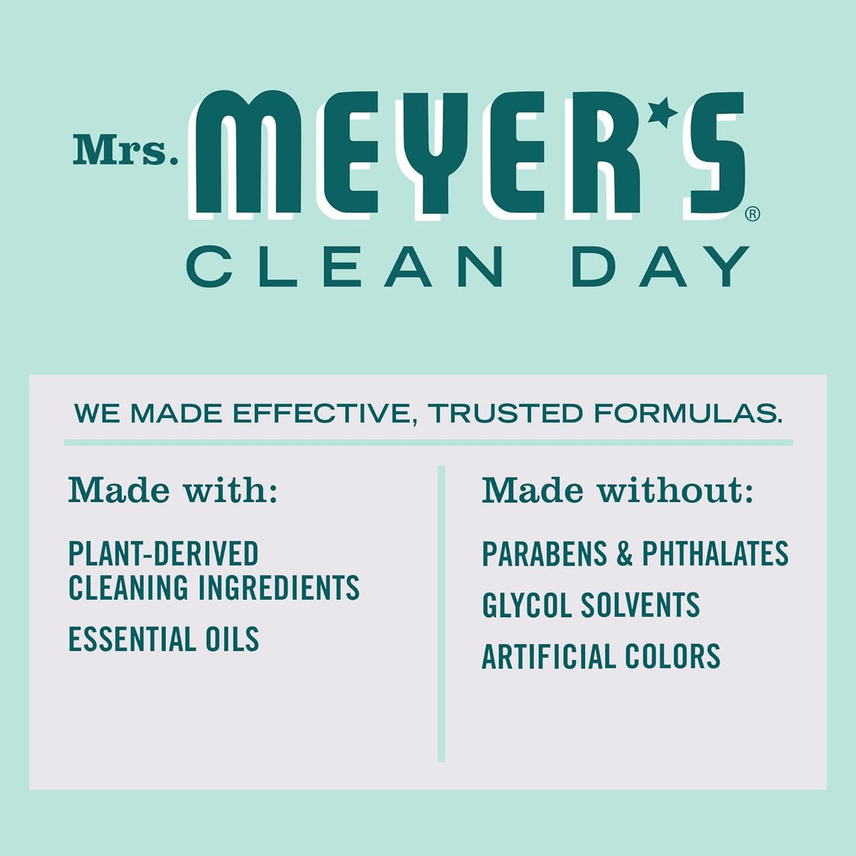MRS. MEYER'S CLEAN DAY All-Purpose Cleaner Spray, Mint, 16 Fl. Oz