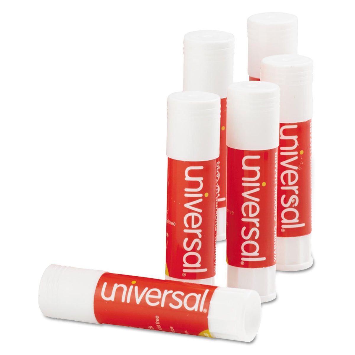 Universal UNV75748 0.28 oz. Glue Sticks - Clear Dry (12/Pack)