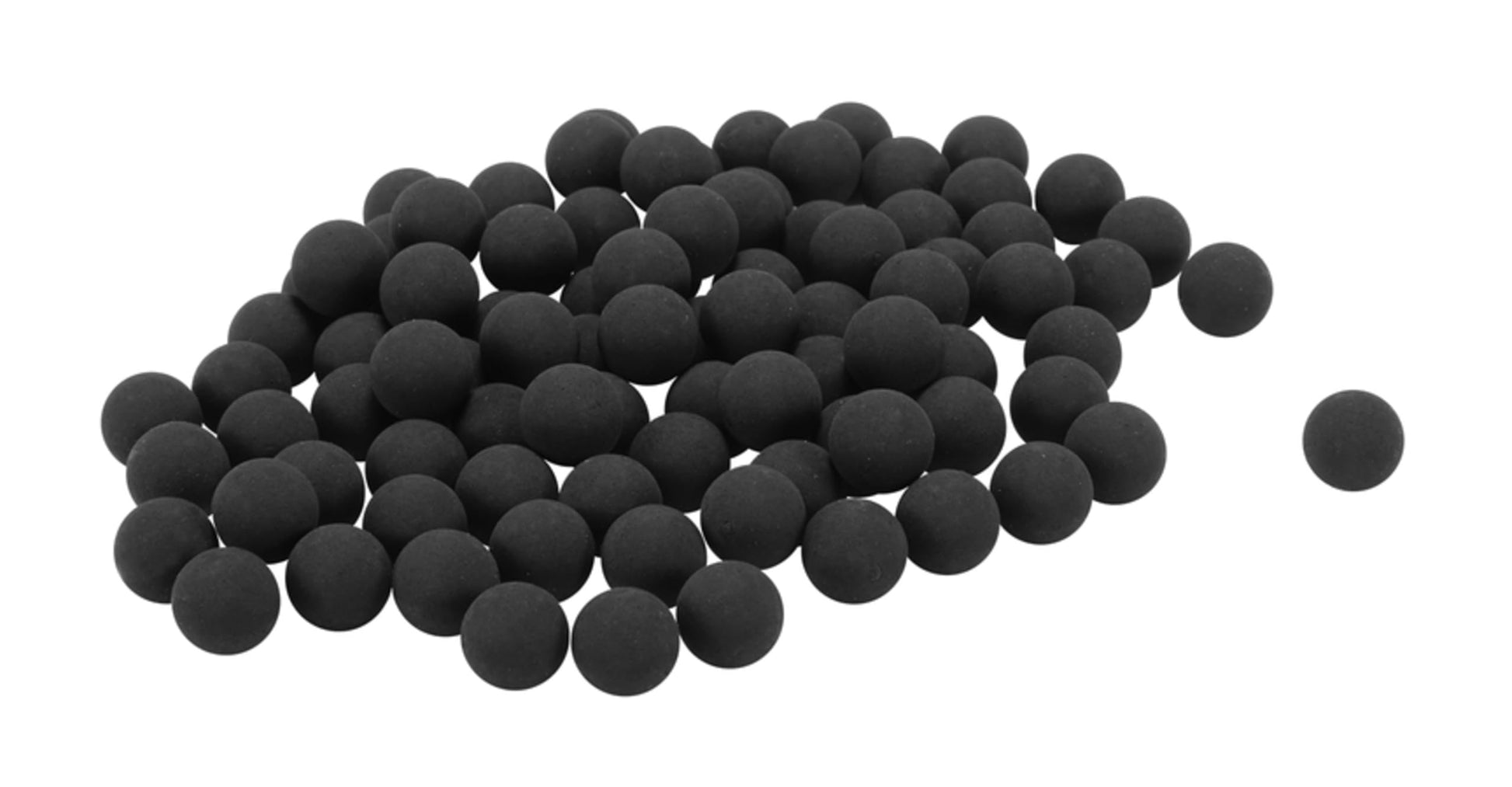 Umarex T4E Premium Rubber Ball Ammo for Paintball Guns, Black, .43 Caliber, 8000 Count