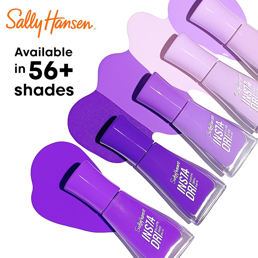 Sally Hansen Insta-Dri®, Grape Shifter, Quick Dry, Long Lasting, Streak-Free Shine, Purple Nail Polish