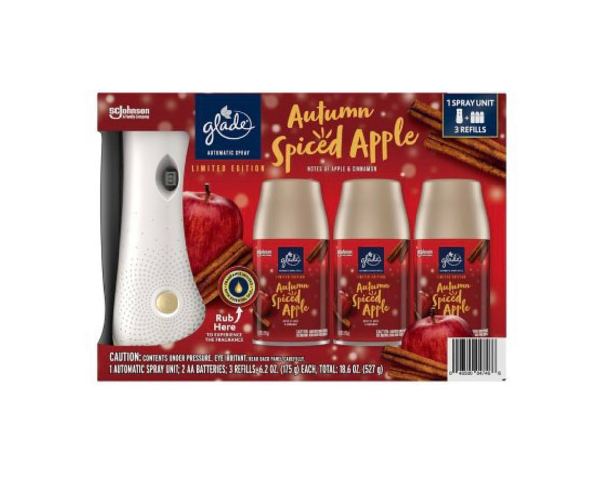 Glade Automatic Spray 1+3 Fall Kit (Apple of My Pie) Plus 3 Refills