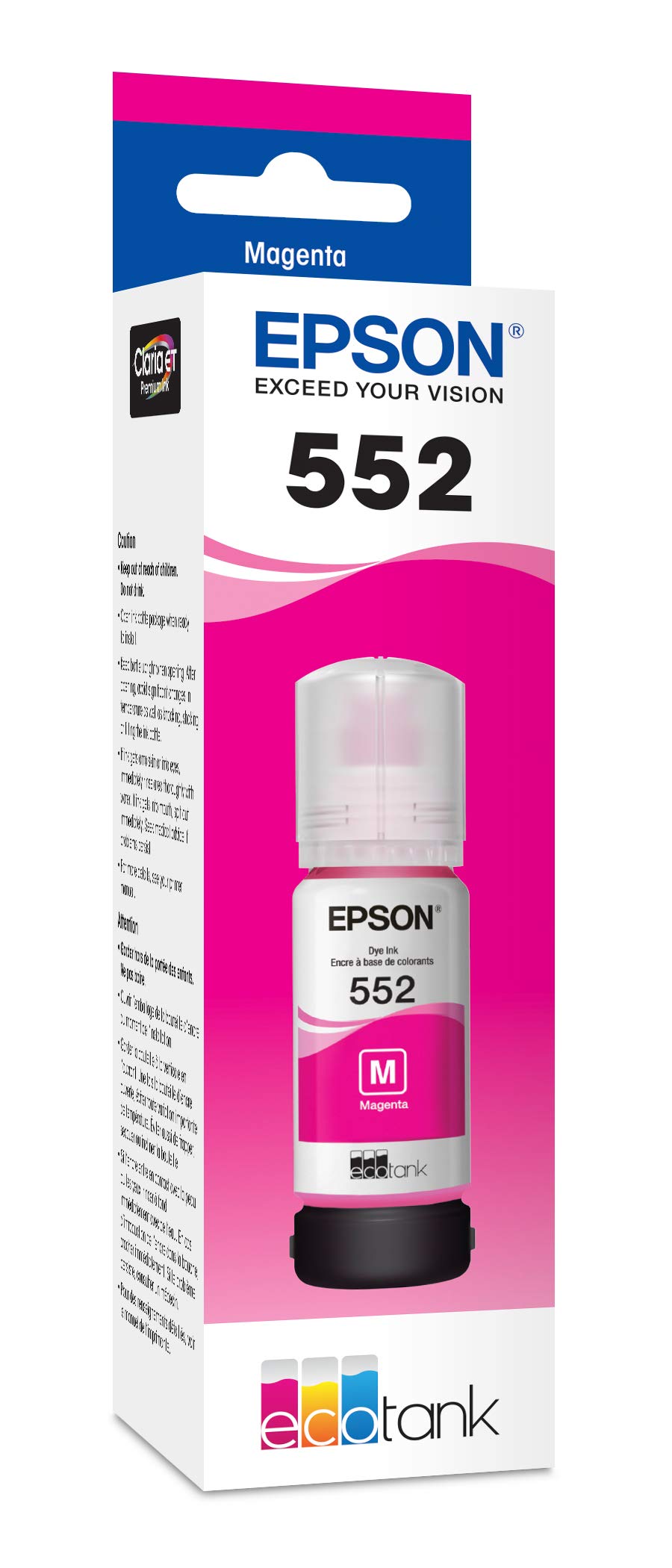 Epson Claria ET Premium T552320 High Capacity Bottle Ink - Magenta (Pack of 2)