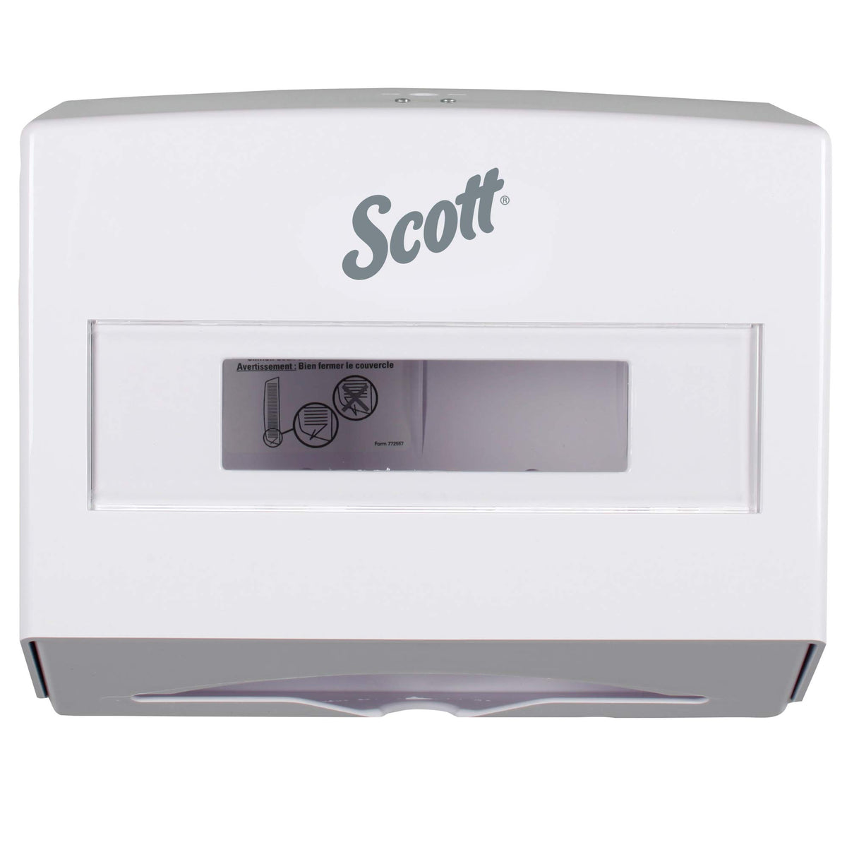 Scott Scottfold Compact Paper Towel Dispenser (09214), Small Towel Dispenser, White