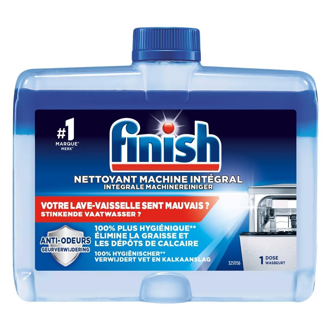 Finish Dishwasher Cleaner Dual Action Twin Pack (2 x 250ml)