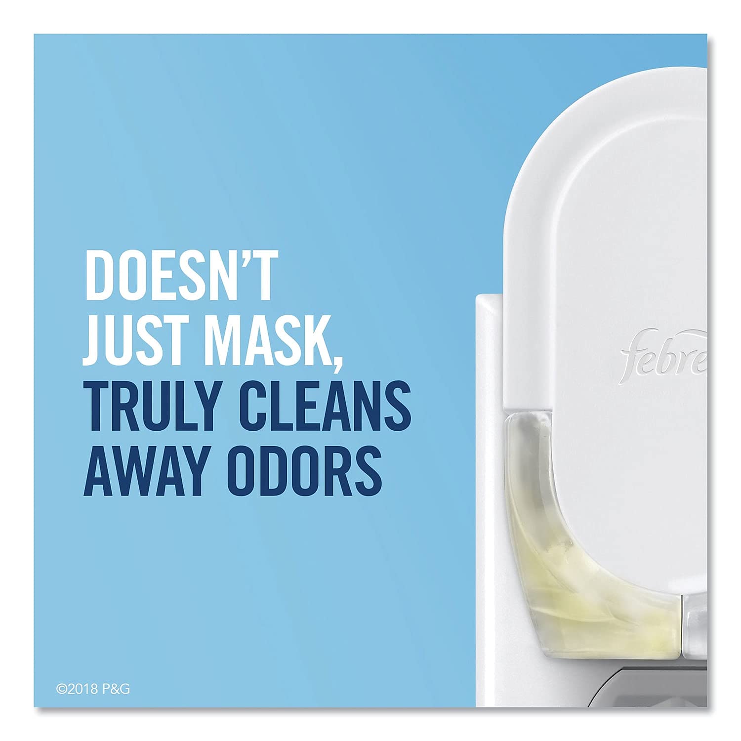 Febreze 74903 Plug Air Freshener Refills, Gain Original, 0.87 Oz, 6/Carton