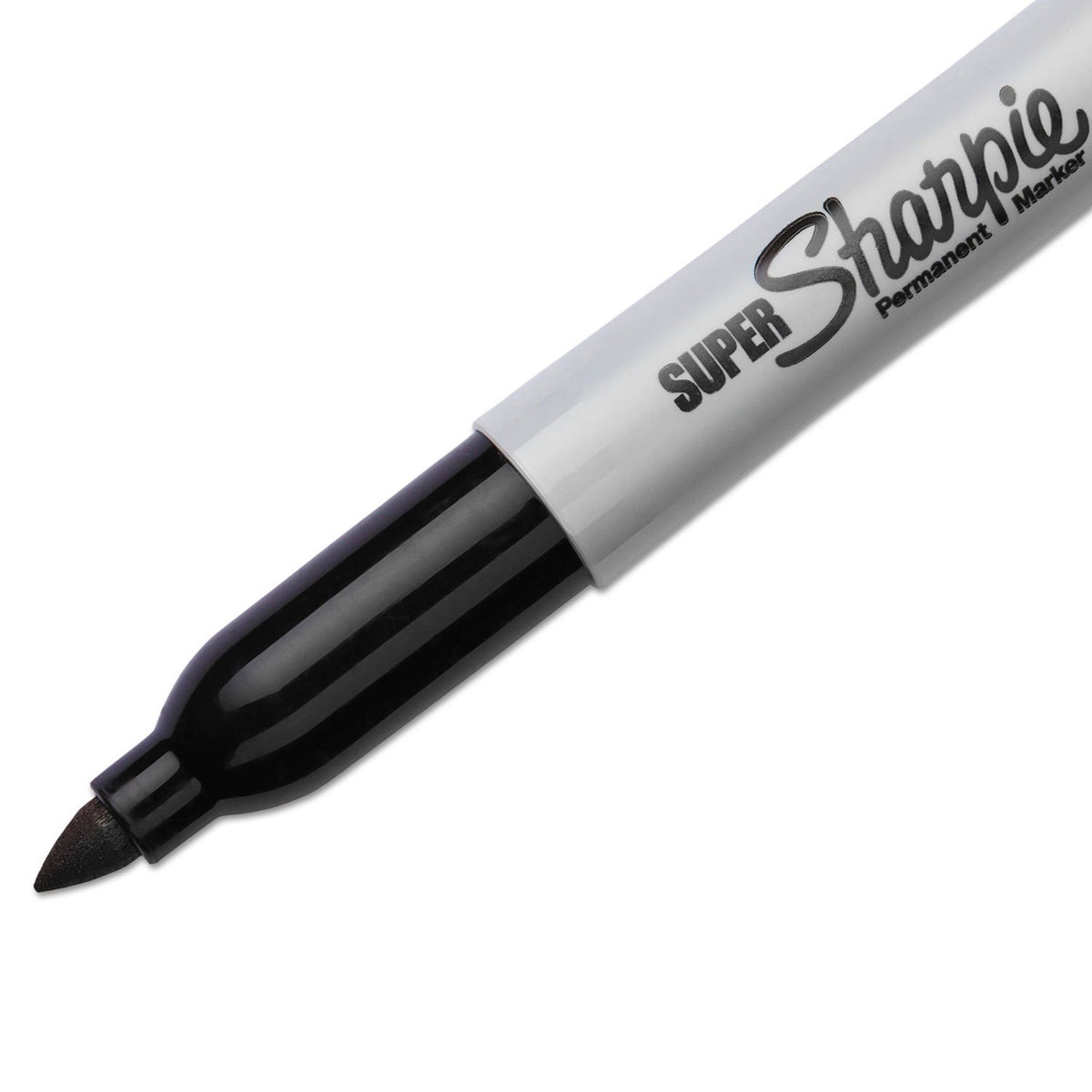 Sharpie 33666PP Super Permanent Markers Fine Point Black 6/Pack