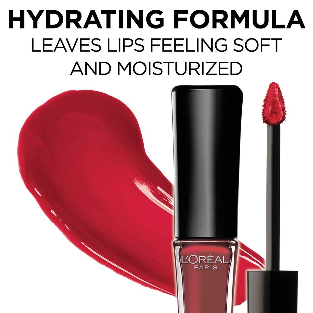 Lâ€™Oreal Paris Makeup Infallible 8 Hour Hydrating Lip Gloss, Coral Sands, 0.21 Fl Oz