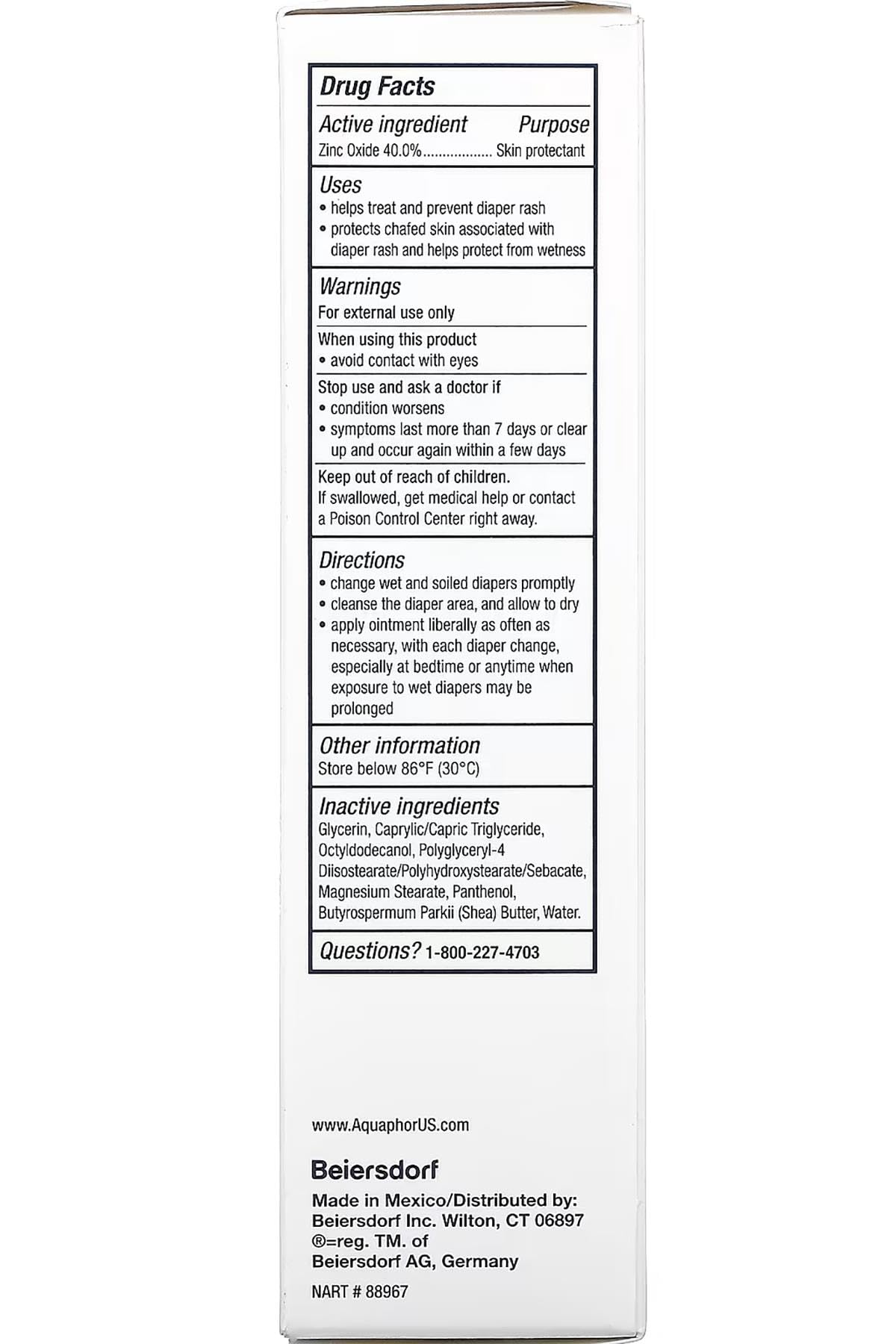 Aquaphor Baby Healing Paste 3.5 Ounce (Pack of 6)