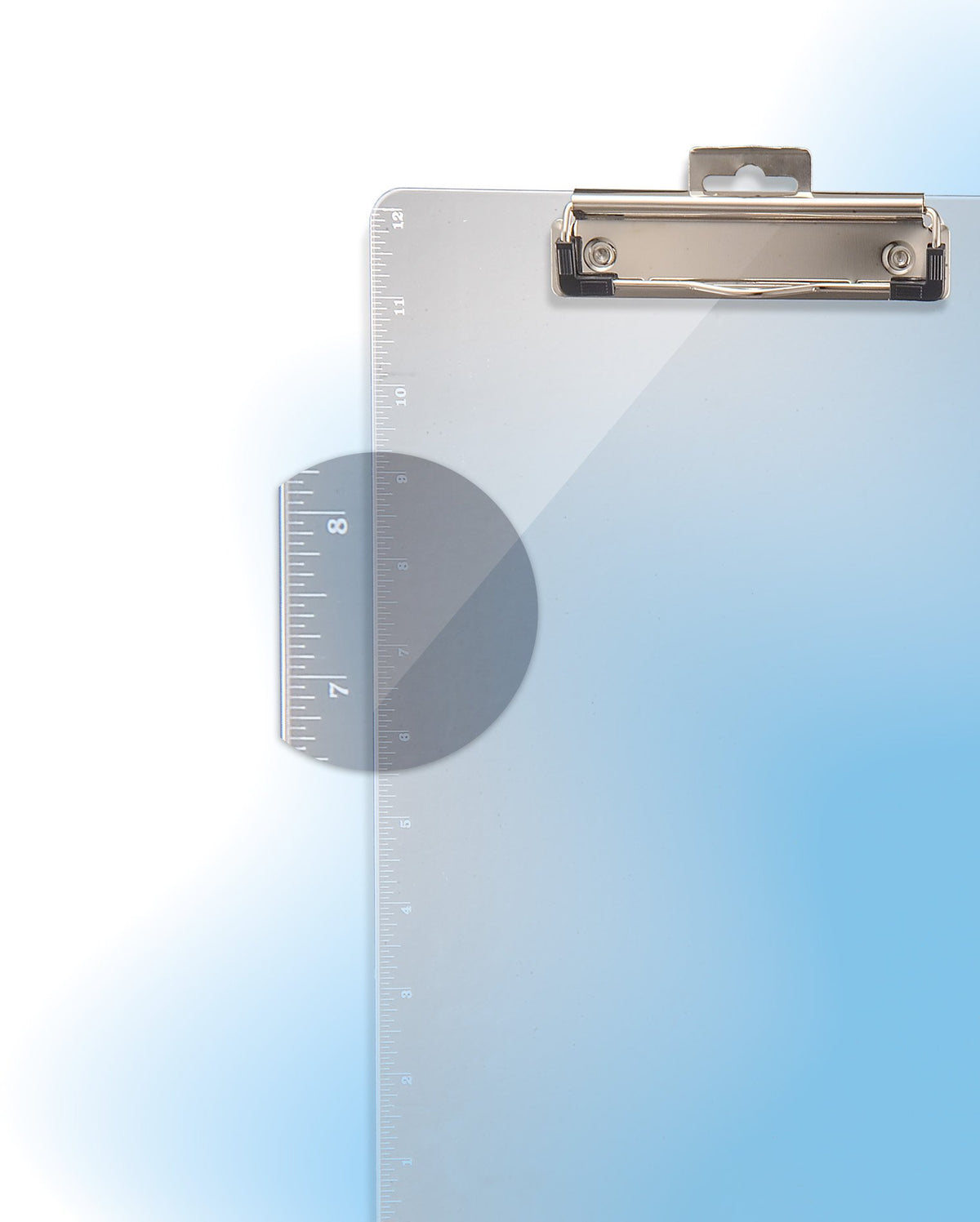 Officemate OIC Transparent Plastic Clipboard