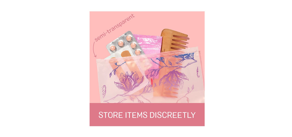Ziploc Contain the Clutter Reusable Makeup and Accessory Bags