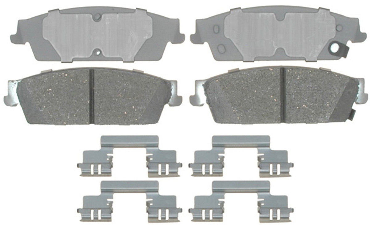 ACDelco Silver 14D1194CH (19286008) Ceramic Rear Disc Brake Pad Set with Hardware
