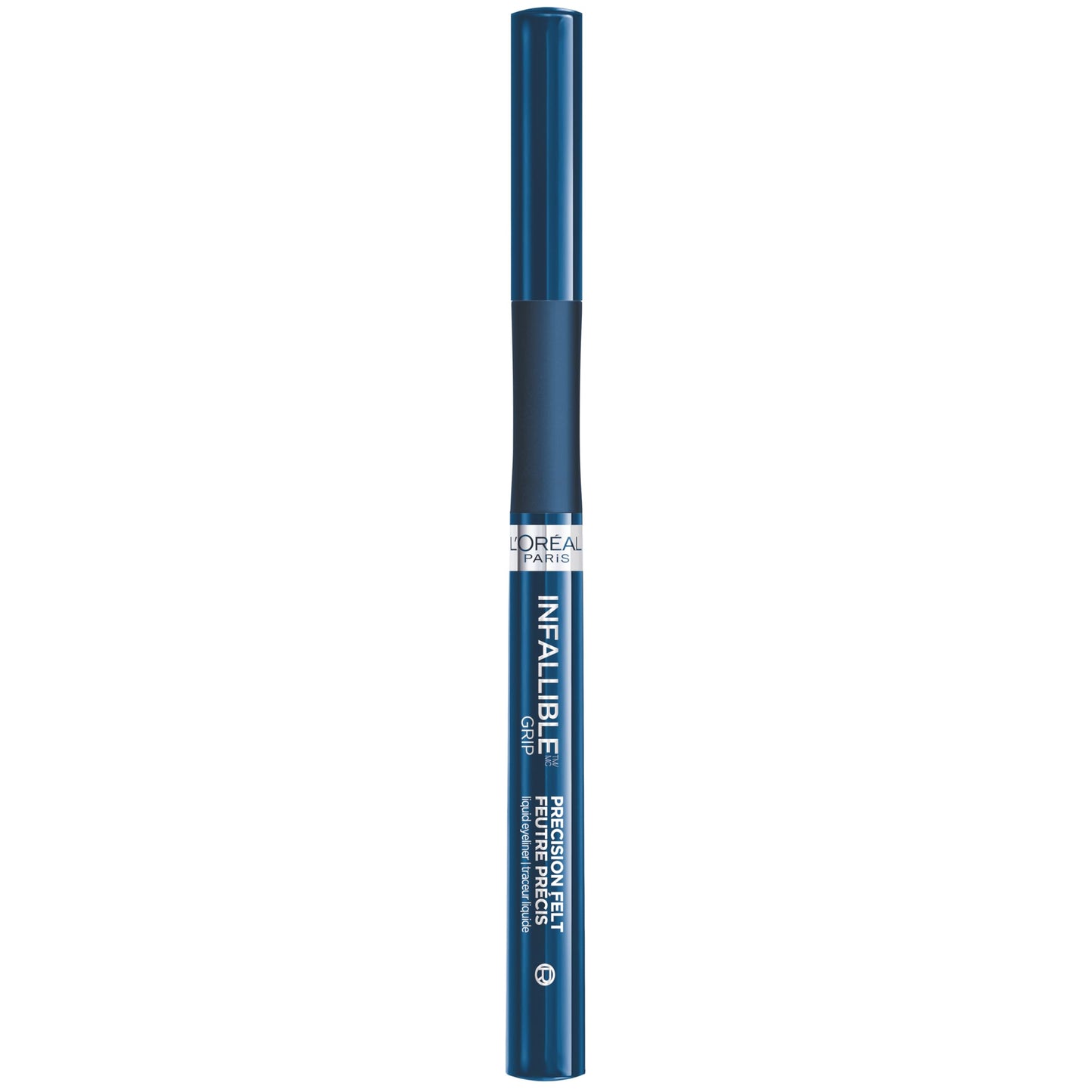 Lâ€™OrÃ©al Paris Cosmetics Paris Makeup Infallible Grip Precision Felt Eyeliner, Smudge Resistant, Long Lasting Waterproof Eyeliner, Blue, Blue, 0.03 fl oz