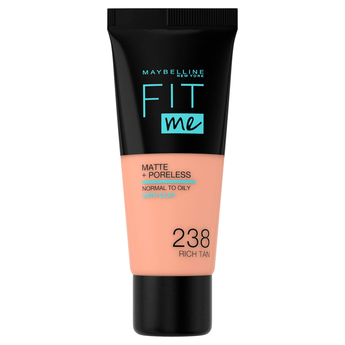 Maybelline New York Fit Me Matte & Poreless Foundation 238 Rich Tan 30ml