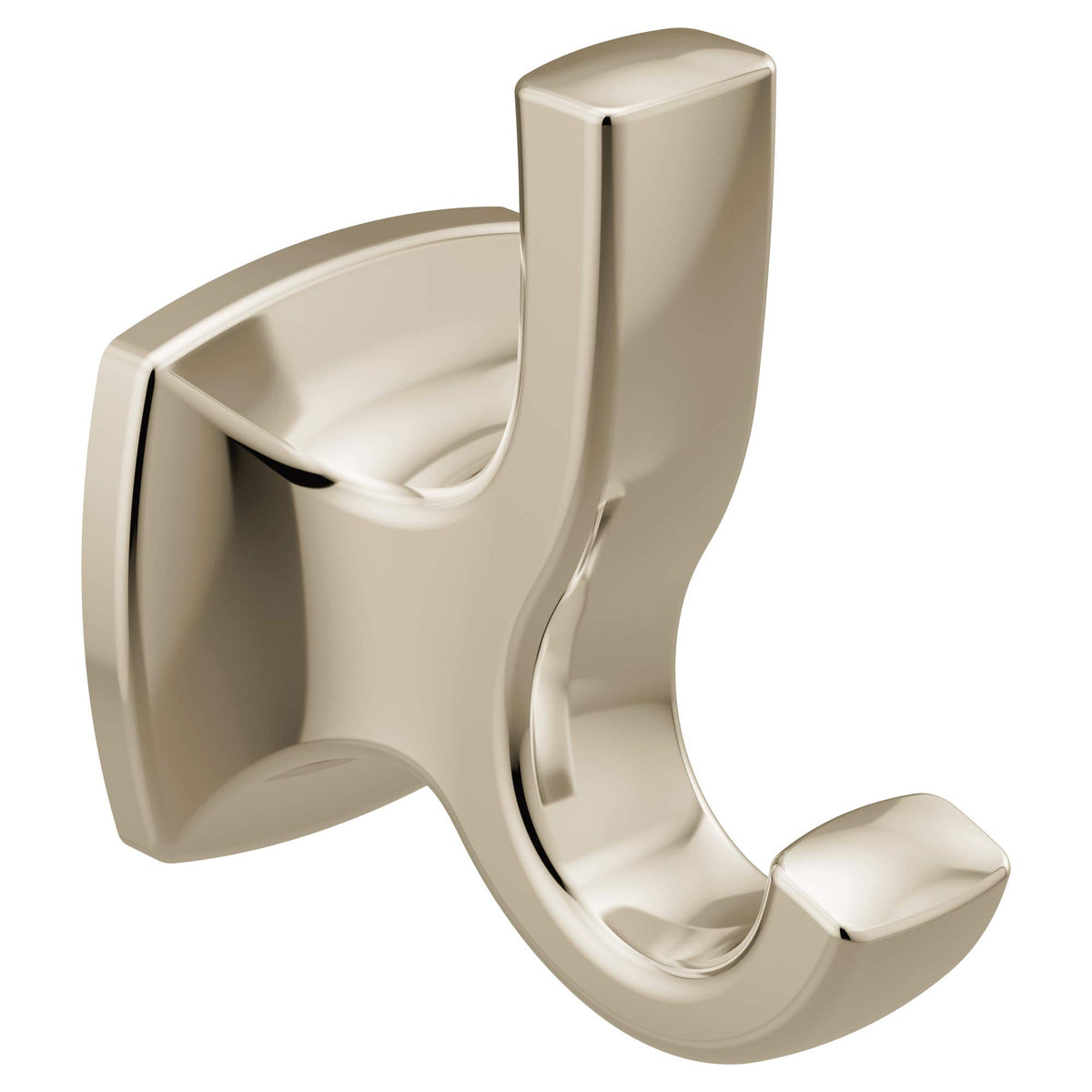 Moen YB5103NL Voss Double Robe Hook, Polished Nickel