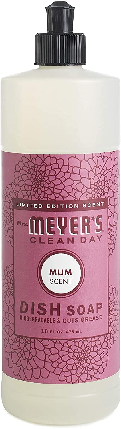Mrs. MEYER'S Liquid Dish Soap Variety Pack, 1 Apple Cider, 1 Mum, 2 CT