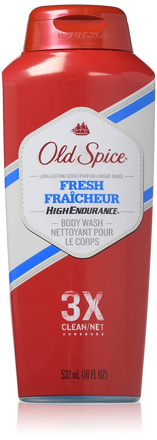 Old Spice Old Spice High Endurance Body Wash Fresh, Fresh 18 oz (Pack of 4)