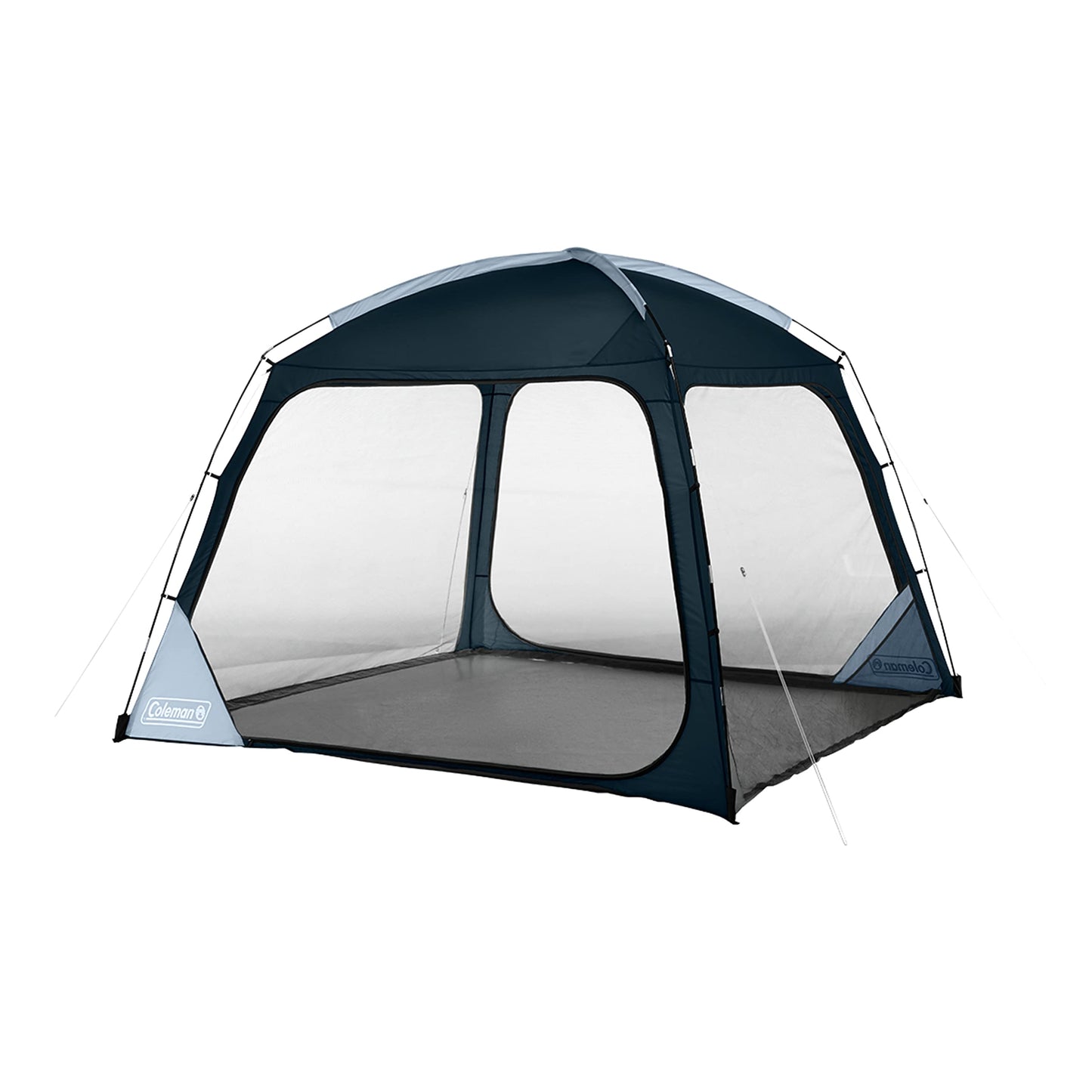 Coleman Skyshade Screen Dome Canopy Tent, 10 x 10 Shade Canopy, UPF 50+ Outdoor Canopy Tent for Camping, Tailgating, and Beach Shade, Blue Nights