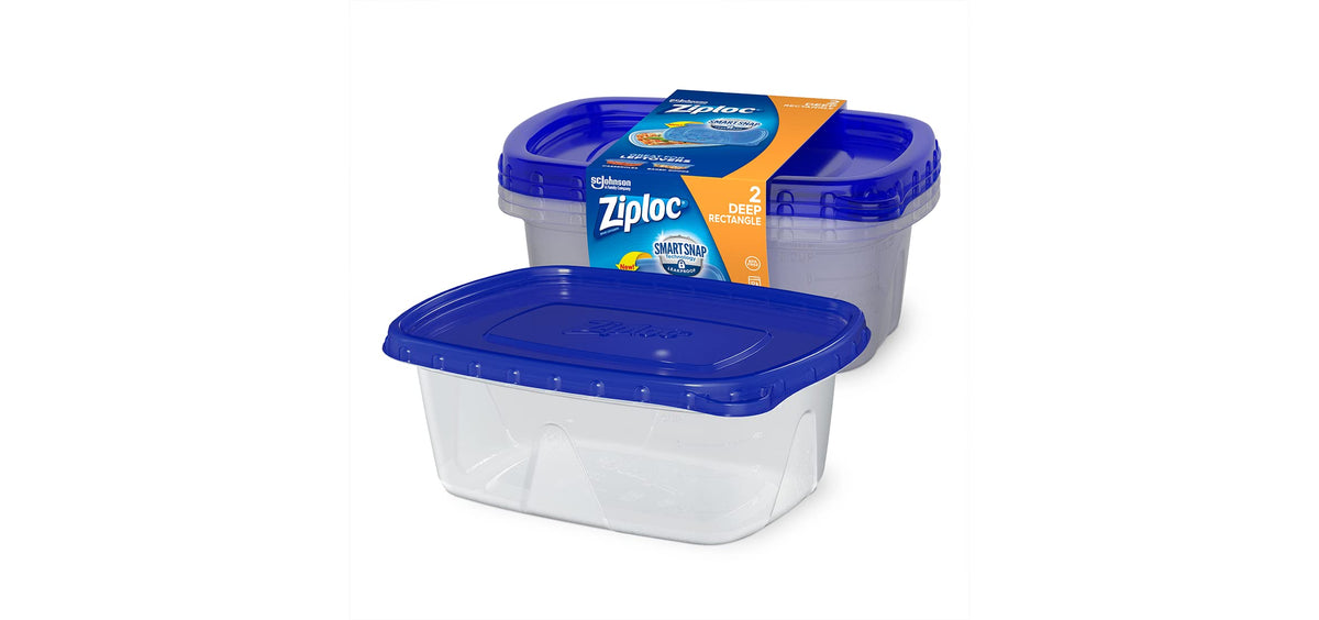 Ziploc 70941 9 Cup Large Square Container - 2 Count2
