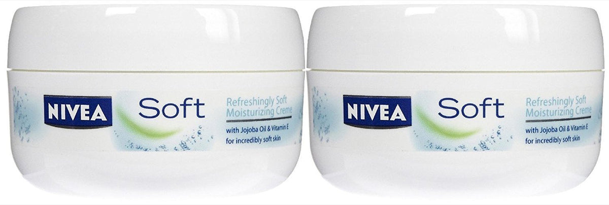 Nivea Soft Body Creme - 6.8 Ounce (Pack of 2)