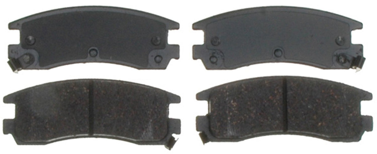 ACDelco Silver 14D714CH Ceramic Rear Disc Brake Pad Set with Wear Sensor