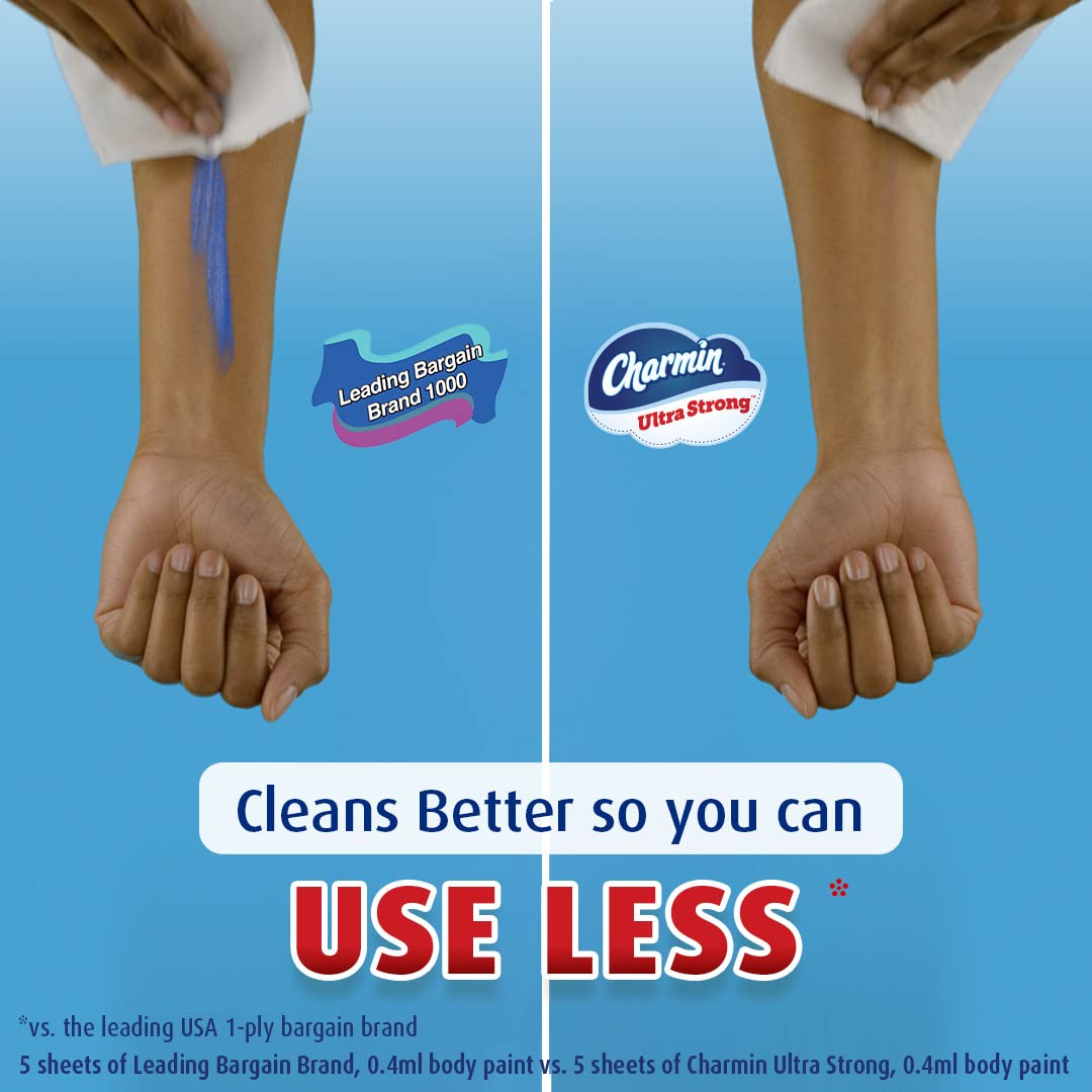 Charmin Toilet Paper, Ultra Strong, 24 Mega Rolls = 96 Regular Rolls, 242 Sheets Per Roll
