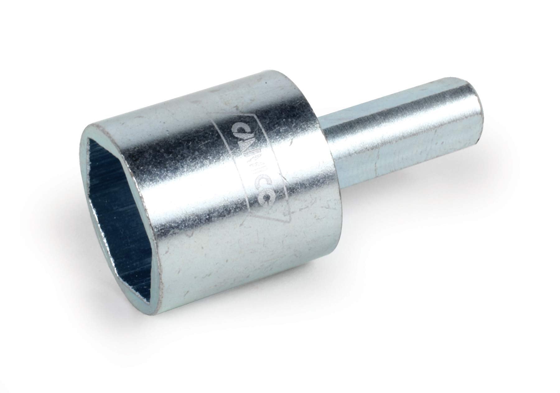 Camco RV Leveling Scissor Jack Socket Drill Adapter - Fits 3/8" and 1/2" Power Drills - Works With All 3/4" Hex Drive Jacks (57363)