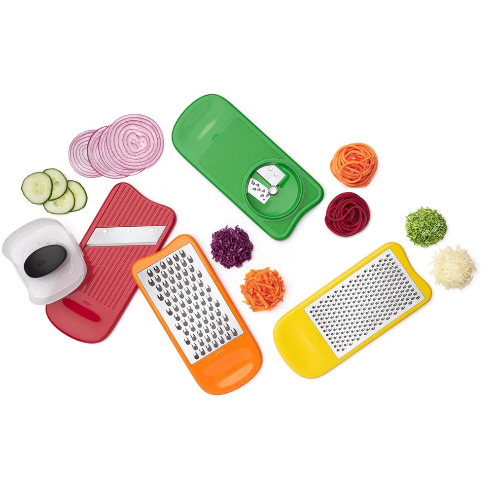 OXO Good Grips Spiralize Grate & Slice Set, Multi color