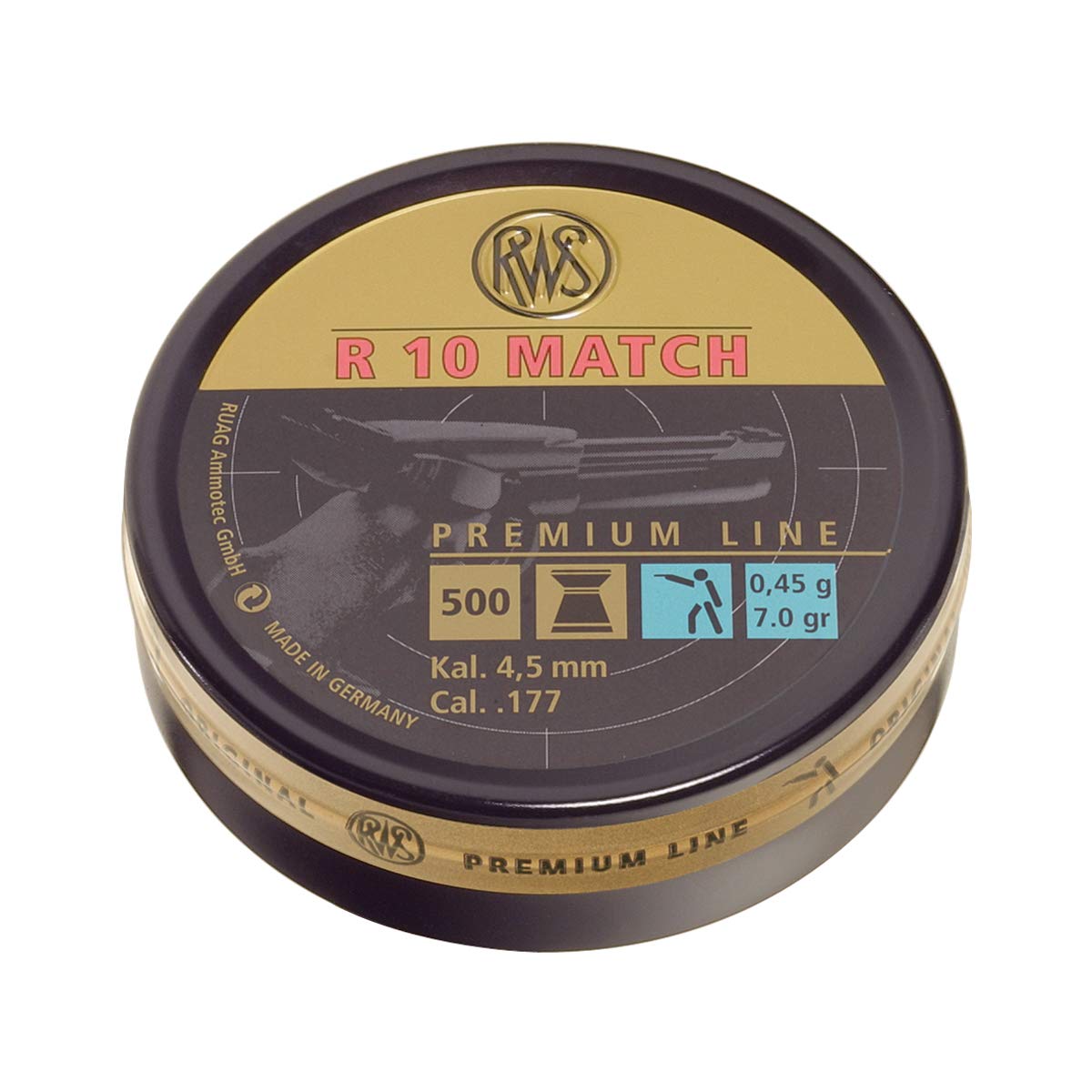 RWS 2315014 Competition Air Gun Pellets 8.2 Grain 0.177cal 5