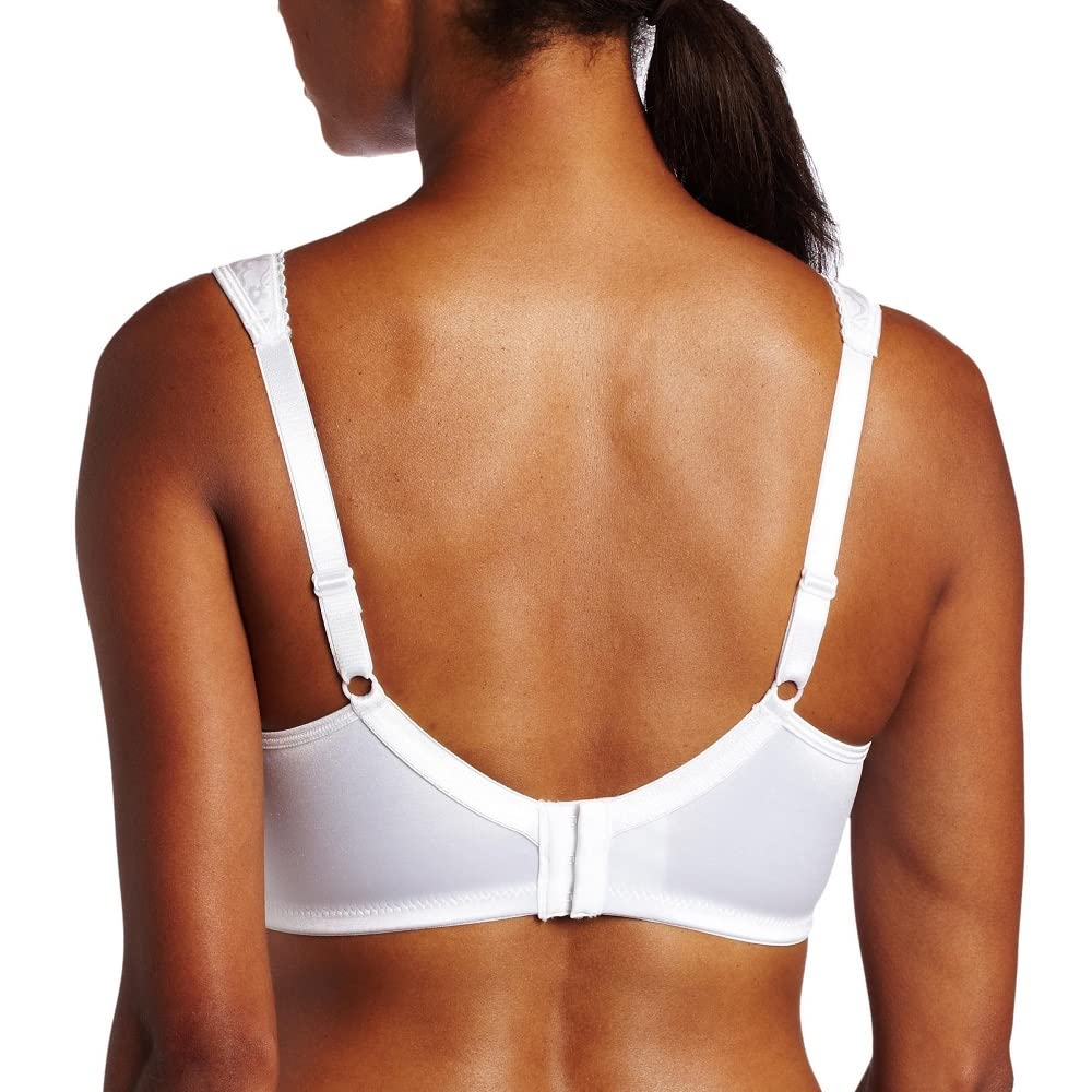 PLAYTEX Womens 18-hour Ultimate Lift Wireless Full-coverage Bra, Single Or 2-pack Full Coverage Bra, White, 34DD US