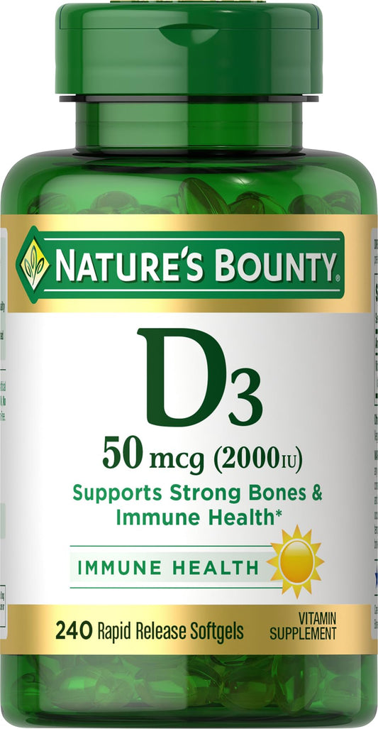 Nature's Bounty Vit D 2000 IU 240 ct product image 1
