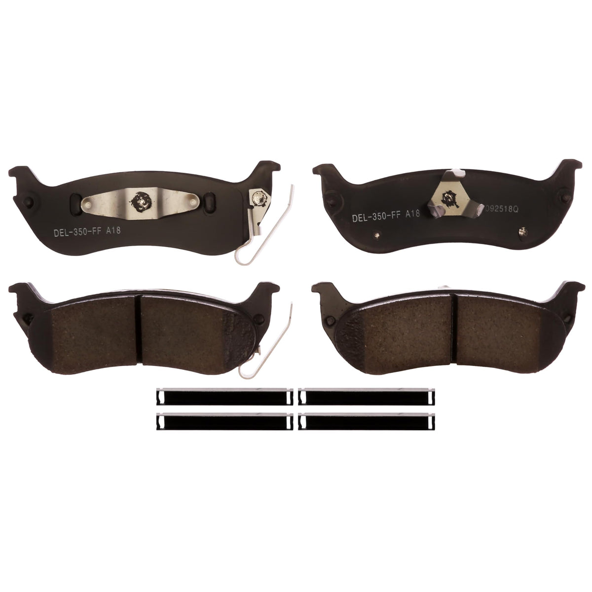 ACDelco Gold 17D998CHF1 Ceramic Rear Disc Brake Pad Set