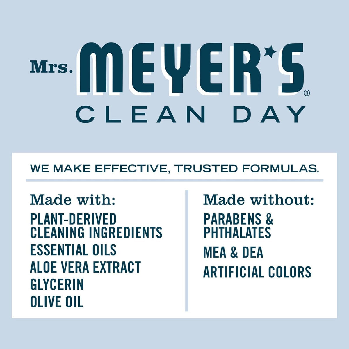 Mrs. Meyer's 12.5 Oz (Orange Clove + Snow Drop)