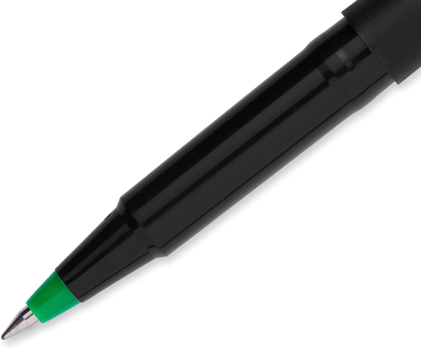 Sanford Uniball Roller Stick Pen, 0.5mm Micro Point, Green Ink, Dozen (60154)