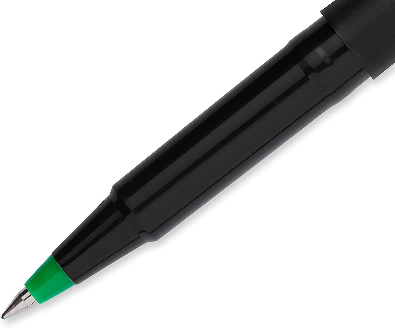 Sanford Uniball Roller Stick Pen, 0.5mm Micro Point, Green Ink, Dozen (60154)