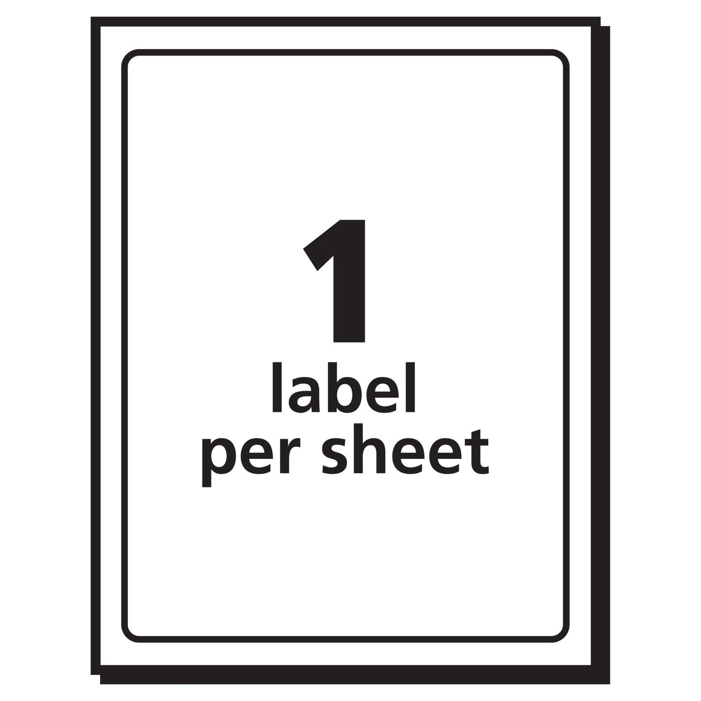 Avery Printable Shipping Labels, 4" x 6", White, 20 Blank Address Labels (05292)
