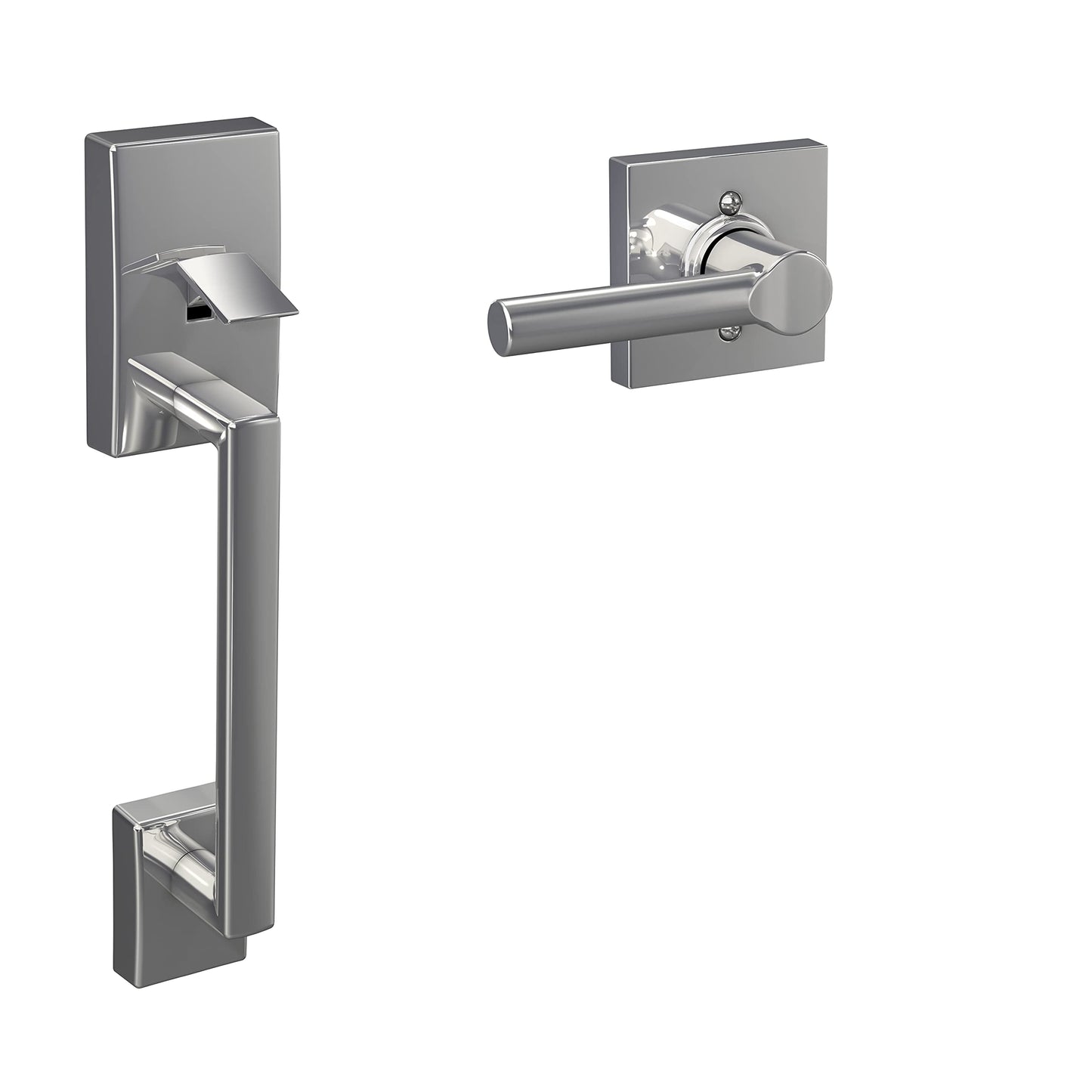 SCHLAGE FE285 CEN 625 BRW COL 16-080 10-027 134 Front Entry Handleset Interior, Collins Trim, Bright Chrome