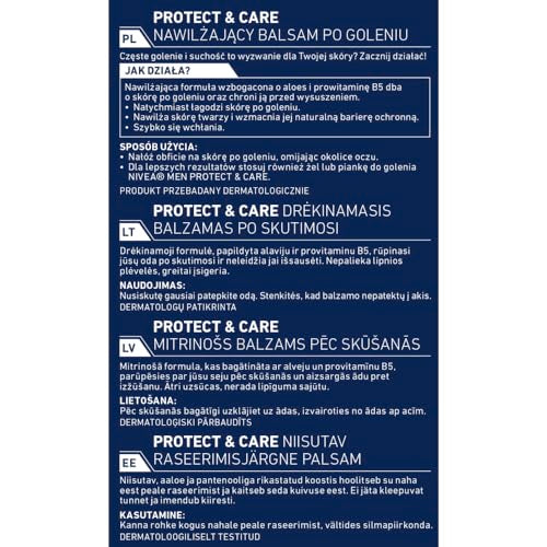 Nivea Mens After Shave Balm Replenishing 100 Ml