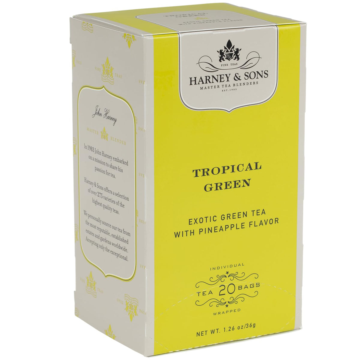 Harney & Sons Tropical Green Tea, 20 Tea Bags
